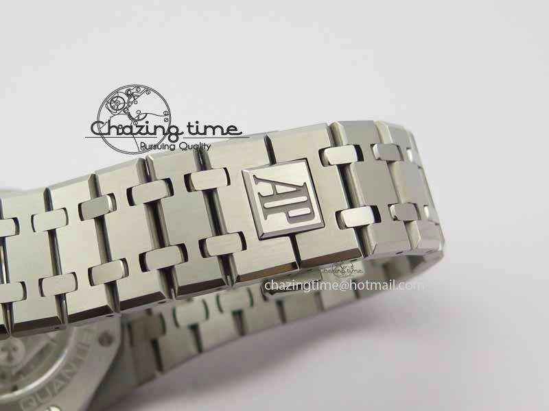 Royal Oak 41mm 26574 SS JF 1:1 Best Edition Blue Textured Dial On SS Bracelet A WrinkleFree 5002