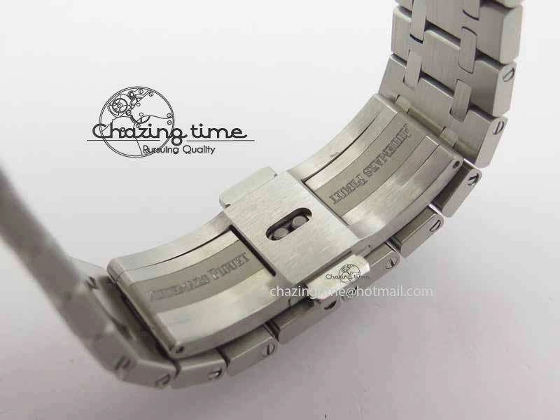 Royal Oak 41mm 26574 SS JF 1:1 Best Edition Blue Textured Dial On SS Bracelet A WrinkleFree 5002