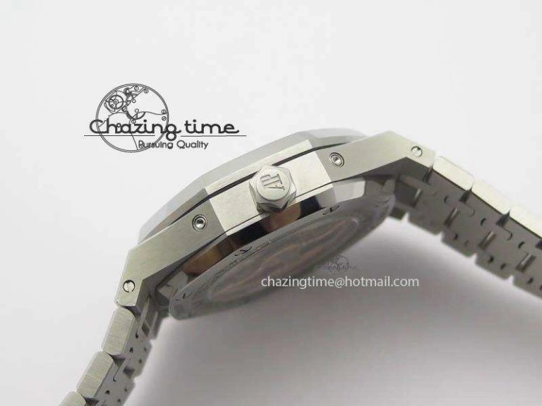 Effortless Royal Oak 41mm 26574 SS JF 1:1 Best Edition White Textured Dial On SS Bracelet A 4991