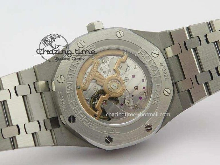 Effortless Royal Oak 41mm 26574 SS JF 1:1 Best Edition White Textured Dial On SS Bracelet A 4991