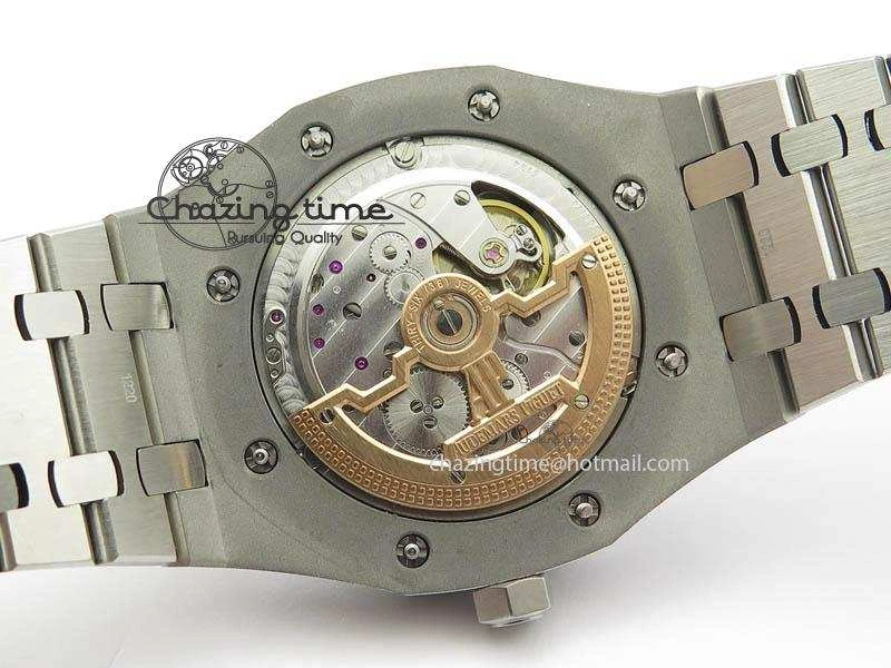 Effortless Royal Oak 41mm 26574 SS JF 1:1 Best Edition White Textured Dial On SS Bracelet A 4991