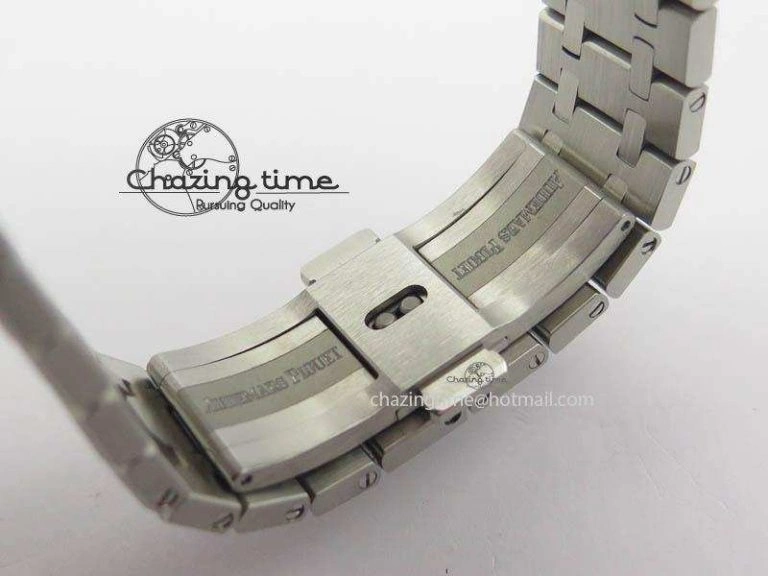 Effortless Royal Oak 41mm 26574 SS JF 1:1 Best Edition White Textured Dial On SS Bracelet A 4991