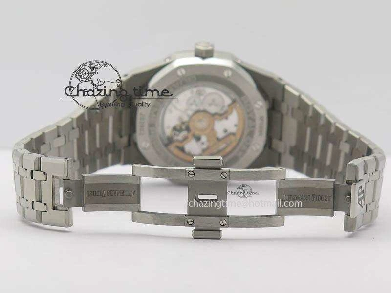 Effortless Royal Oak 41mm 26574 SS JF 1:1 Best Edition White Textured Dial On SS Bracelet A 4991
