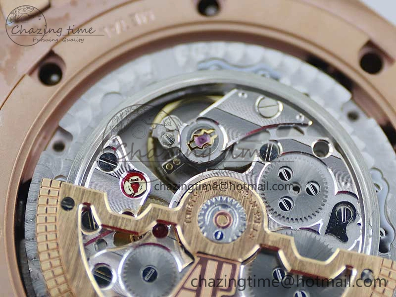 Colorful Royal Oak 41mm Complicated 26574 RG APSF1:1 Best Edition RG Dial on RG Bracelet A 4803