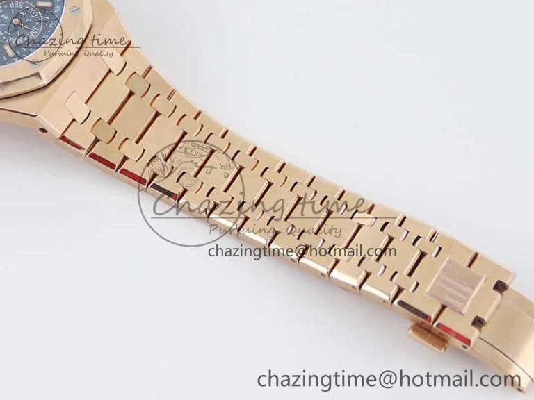 Colorful Royal Oak 41mm Complicated 26574 RG APSF1:1 Best Edition RG Dial on RG Bracelet A 4803