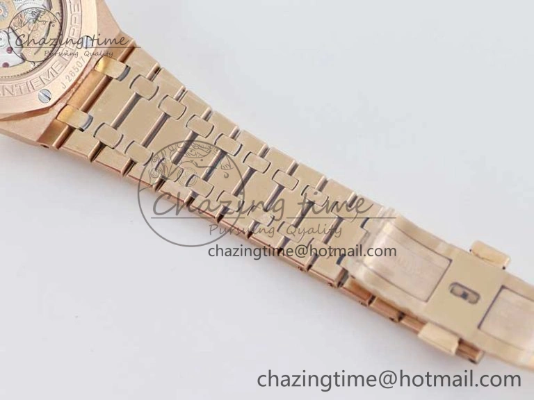 Colorful Royal Oak 41mm Complicated 26574 RG APSF1:1 Best Edition RG Dial on RG Bracelet A 4803