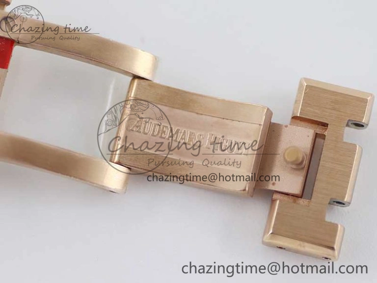 Colorful Royal Oak 41mm Complicated 26574 RG APSF1:1 Best Edition RG Dial on RG Bracelet A 4803