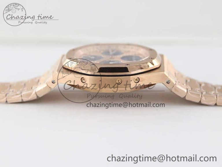 Colorful Royal Oak 41mm Complicated 26574 RG APSF1:1 Best Edition RG Dial on RG Bracelet A 4803