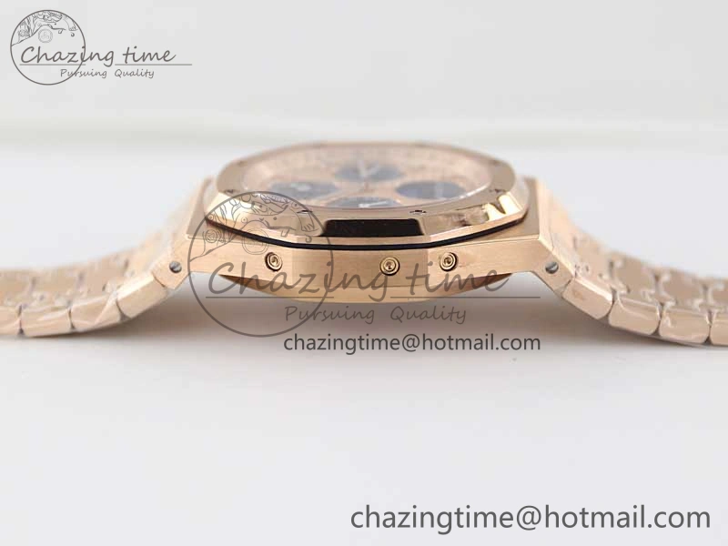 Colorful Royal Oak 41mm Complicated 26574 RG APSF1:1 Best Edition RG Dial on RG Bracelet A 4803