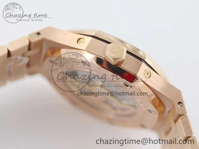 Colorful Royal Oak 41mm Complicated 26574 RG APSF1:1 Best Edition RG Dial on RG Bracelet A 4803