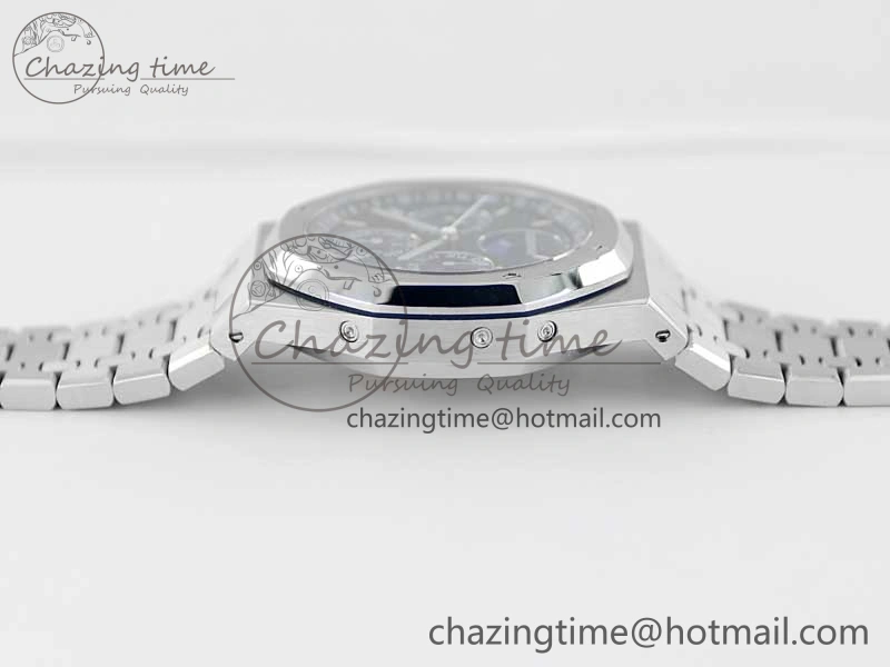OdorResistant Royal Oak 41mm Complicated 26574 SS APSF1:1 Best Edition Black Dial on SS Bracelet A 4799