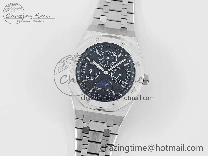 OdorResistant Royal Oak 41mm Complicated 26574 SS APSF1:1 Best Edition Black Dial on SS Bracelet A 4799