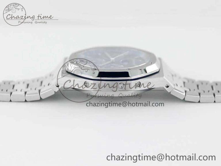 Thermal Royal Oak 41mm Complicated 26574 SS APSF1:1 Best Edition Blue Dial on SS Bracelet A 4794
