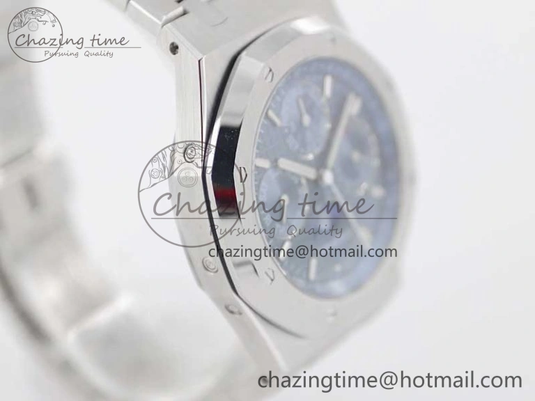 Thermal Royal Oak 41mm Complicated 26574 SS APSF1:1 Best Edition Blue Dial on SS Bracelet A 4794