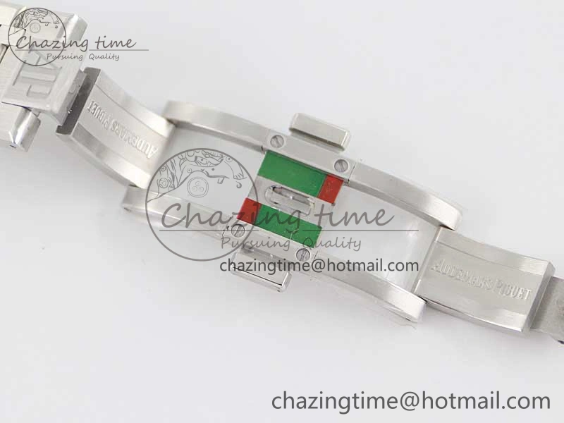 Classic Royal Oak 41mm Complicated 26574 SS APSF1:1 Best Edition Green Dial on SS Bracelet A 4796