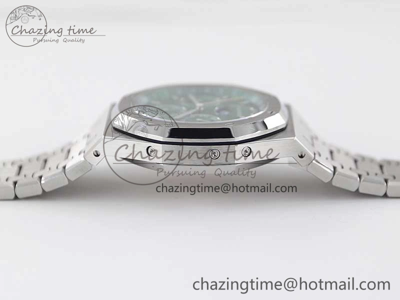 Classic Royal Oak 41mm Complicated 26574 SS APSF1:1 Best Edition Green Dial on SS Bracelet A 4796