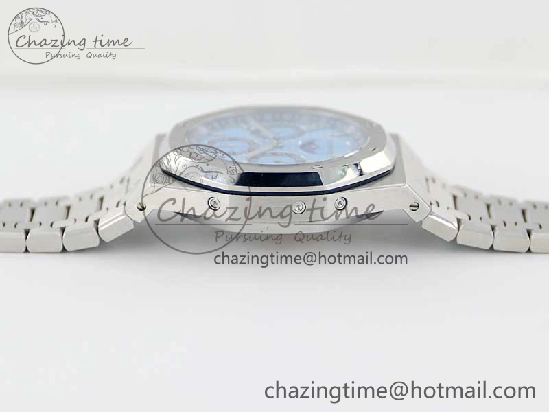 Supportive Royal Oak 41mm Complicated 26574 SS APSF1:1 Best Edition Ice Blue Dial on SS Bracelet A 4793