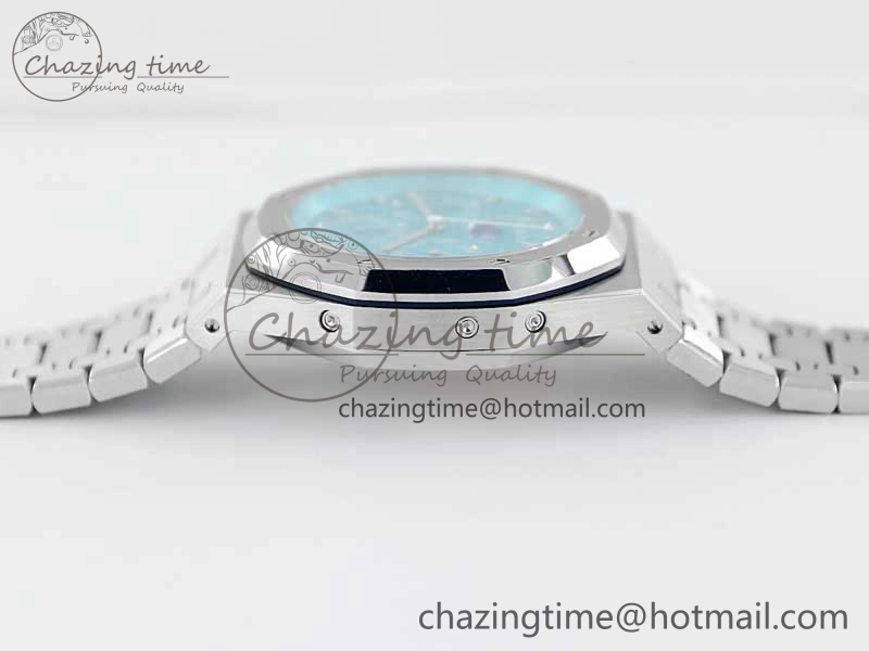 Royal Oak 41mm Complicated 26574 SS APSF1:1 Best Edition Tiffany Blue Dial on SS Bracelet A Unique 4801