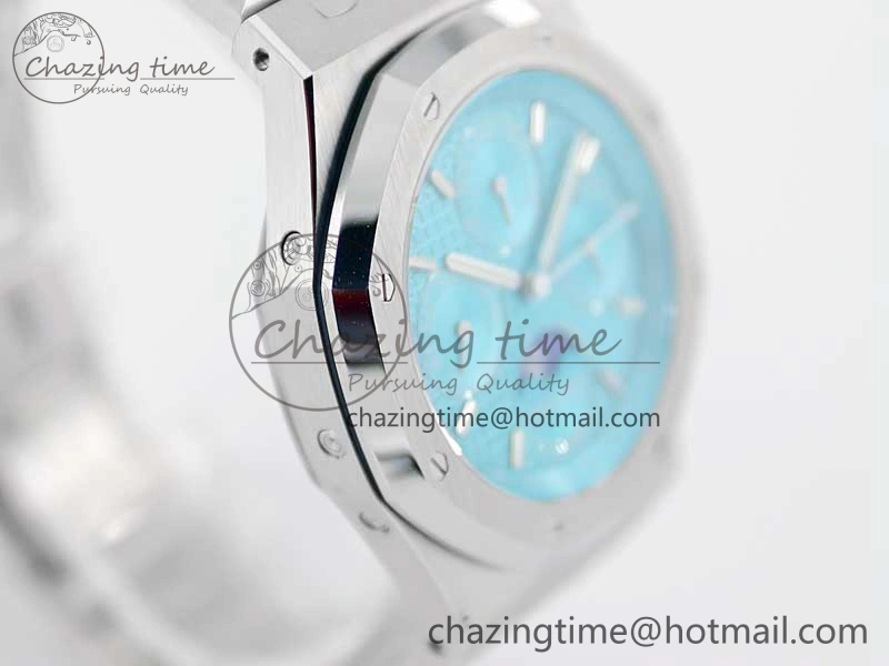 Royal Oak 41mm Complicated 26574 SS APSF1:1 Best Edition Tiffany Blue Dial on SS Bracelet A Unique 4801