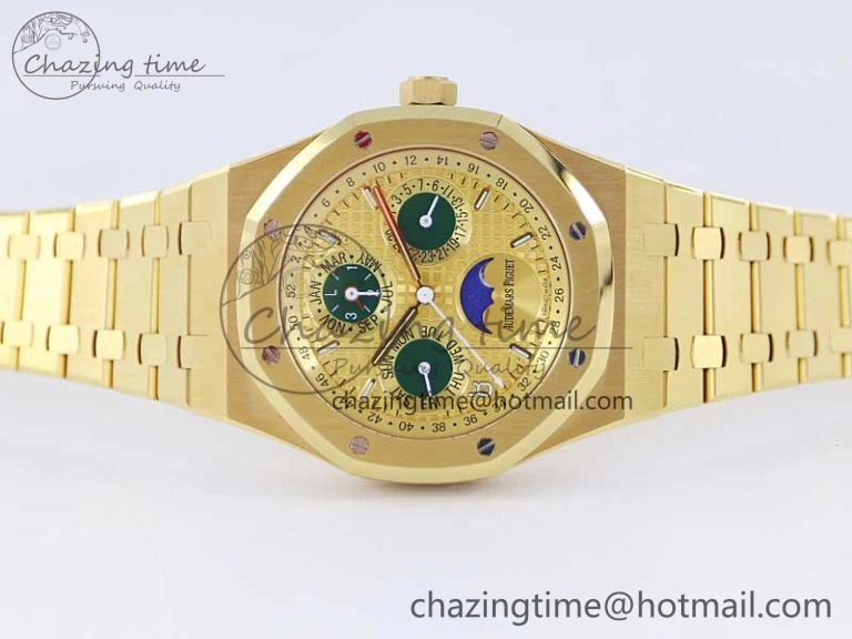 UrbanChic Royal Oak 41mm Complicated 26574 YG APSF1:1 Best Edition YG Dial on YG Bracelet A 4806