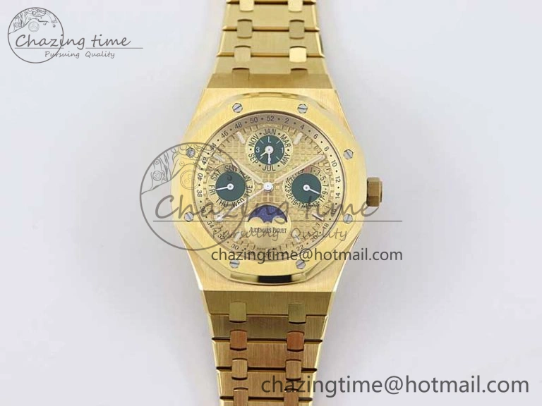 UrbanChic Royal Oak 41mm Complicated 26574 YG APSF1:1 Best Edition YG Dial on YG Bracelet A 4806