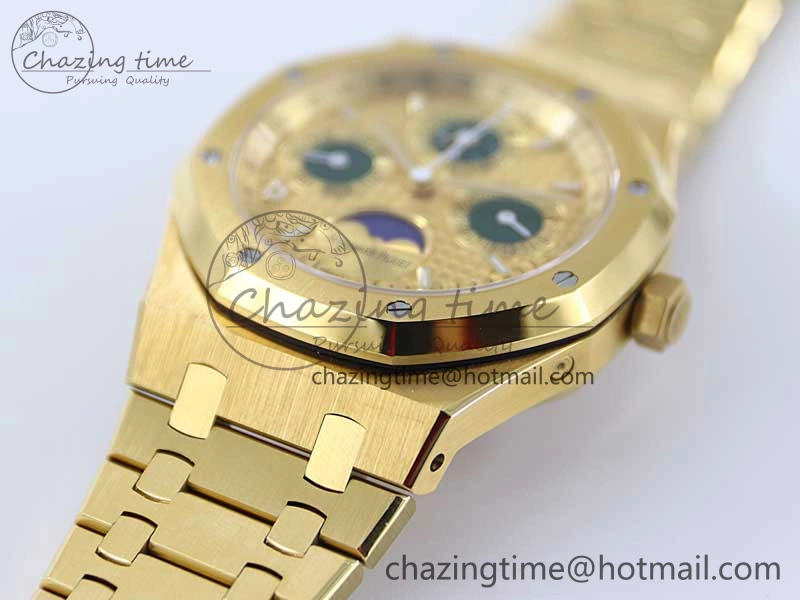 UrbanChic Royal Oak 41mm Complicated 26574 YG APSF1:1 Best Edition YG Dial on YG Bracelet A 4806