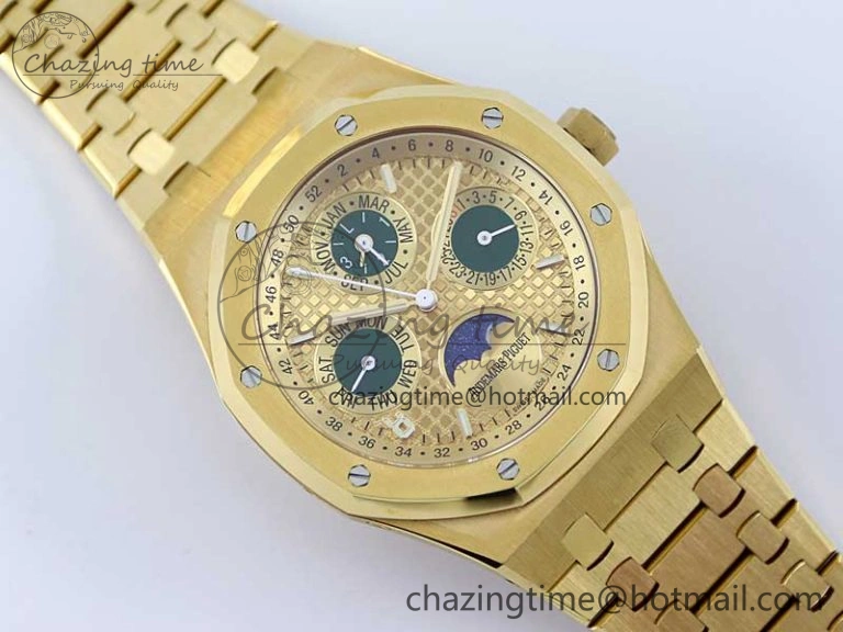 UrbanChic Royal Oak 41mm Complicated 26574 YG APSF1:1 Best Edition YG Dial on YG Bracelet A 4806