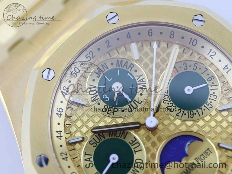 UrbanChic Royal Oak 41mm Complicated 26574 YG APSF1:1 Best Edition YG Dial on YG Bracelet A 4806