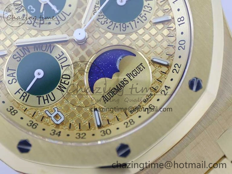 UrbanChic Royal Oak 41mm Complicated 26574 YG APSF1:1 Best Edition YG Dial on YG Bracelet A 4806