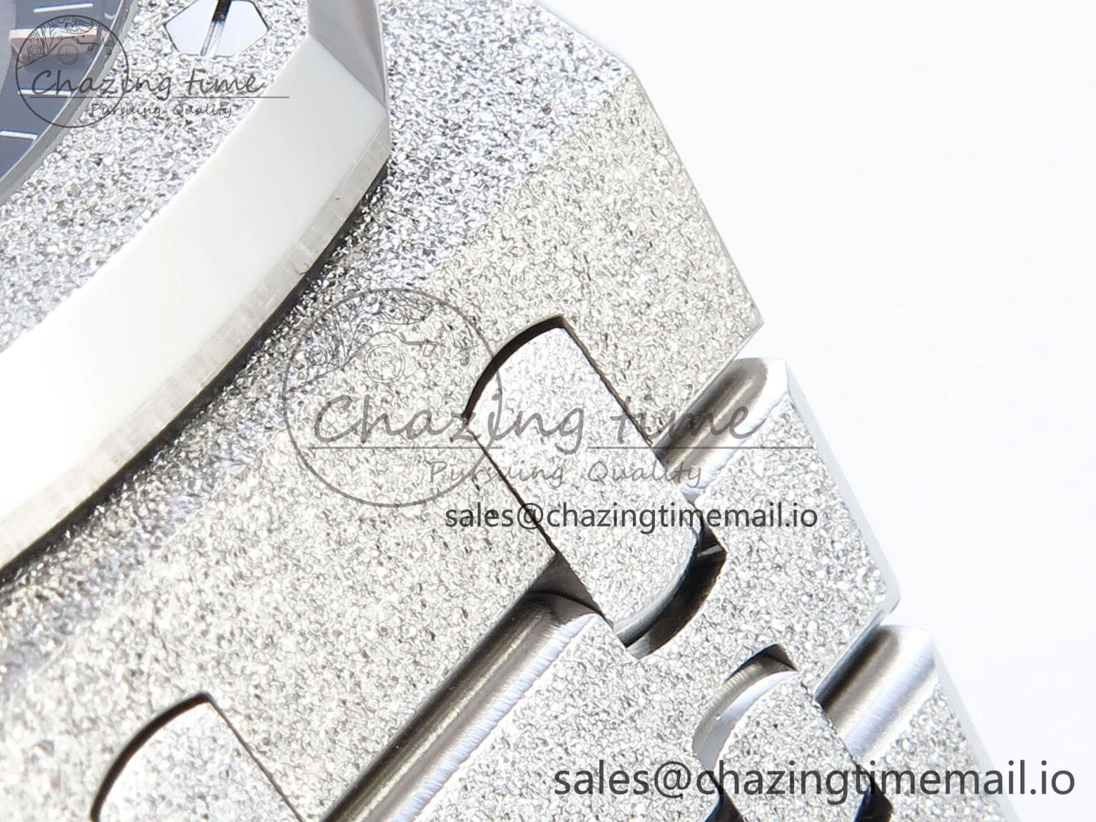 Functional Royal Oak 41mm Frosted 15407 SS THBF 1:1 Best Edition Skeleton Dial on SS Bracelet SA 4299