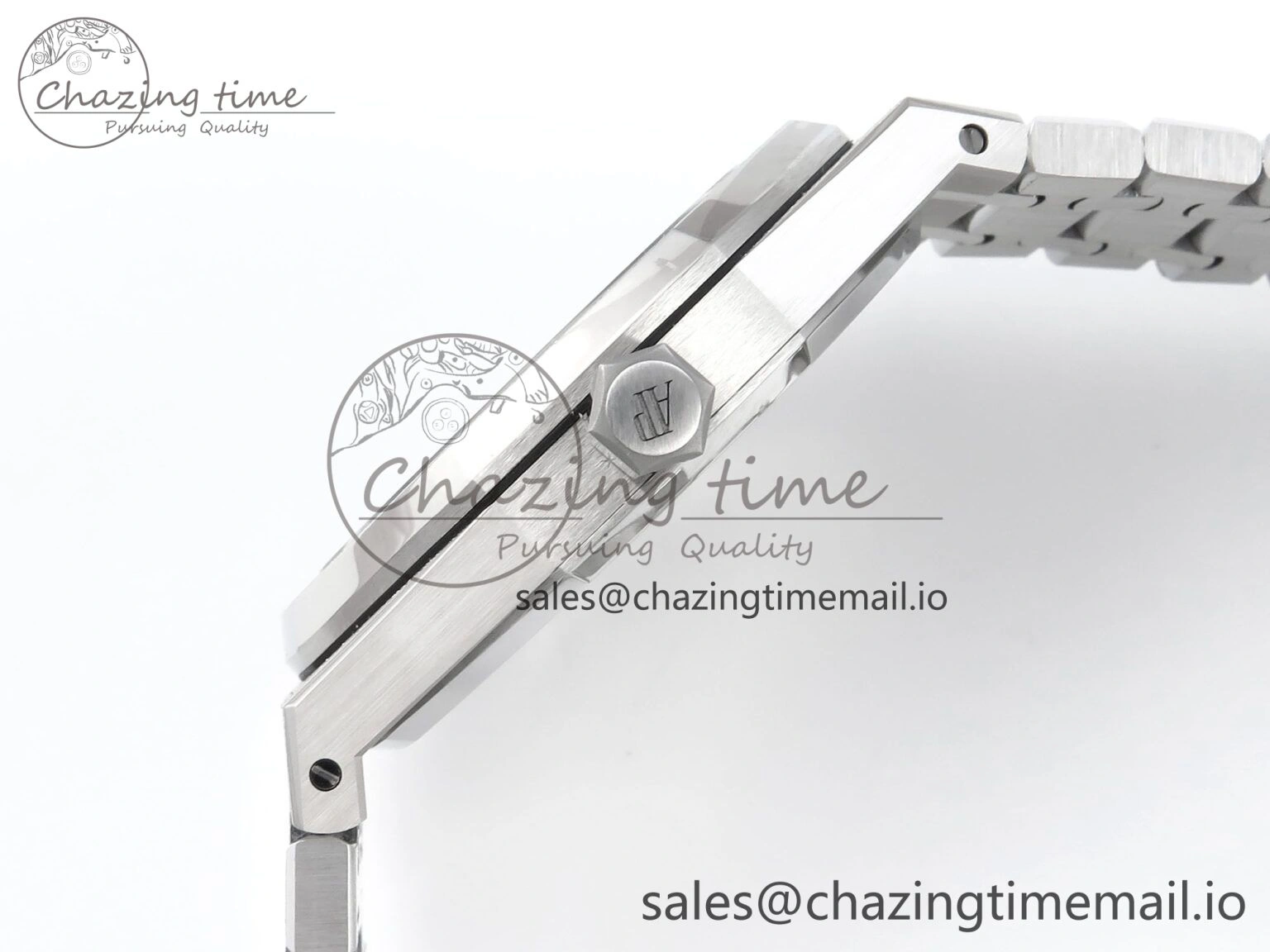 Functional Royal Oak 41mm Frosted 15407 SS THBF 1:1 Best Edition Skeleton Dial on SS Bracelet SA 4299