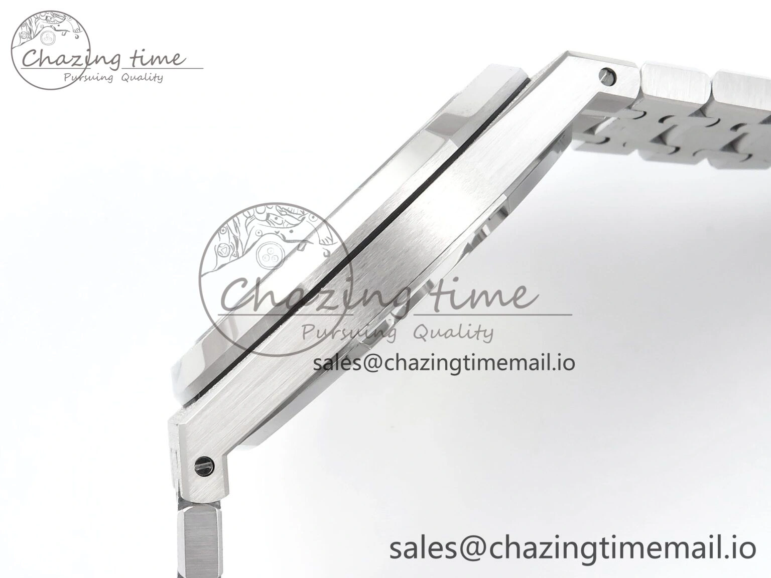 Functional Royal Oak 41mm Frosted 15407 SS THBF 1:1 Best Edition Skeleton Dial on SS Bracelet SA 4299
