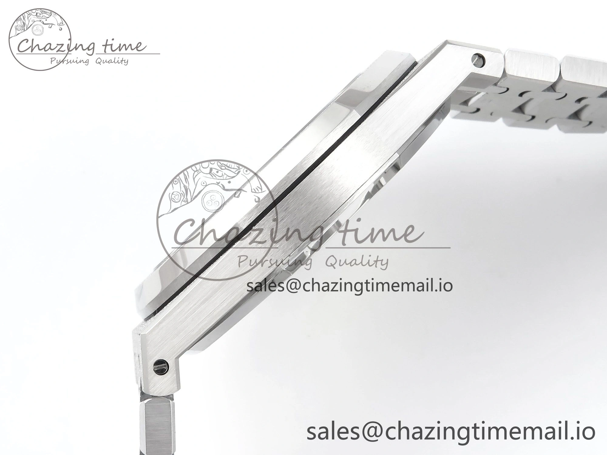 Functional Royal Oak 41mm Frosted 15407 SS THBF 1:1 Best Edition Skeleton Dial on SS Bracelet SA 4299