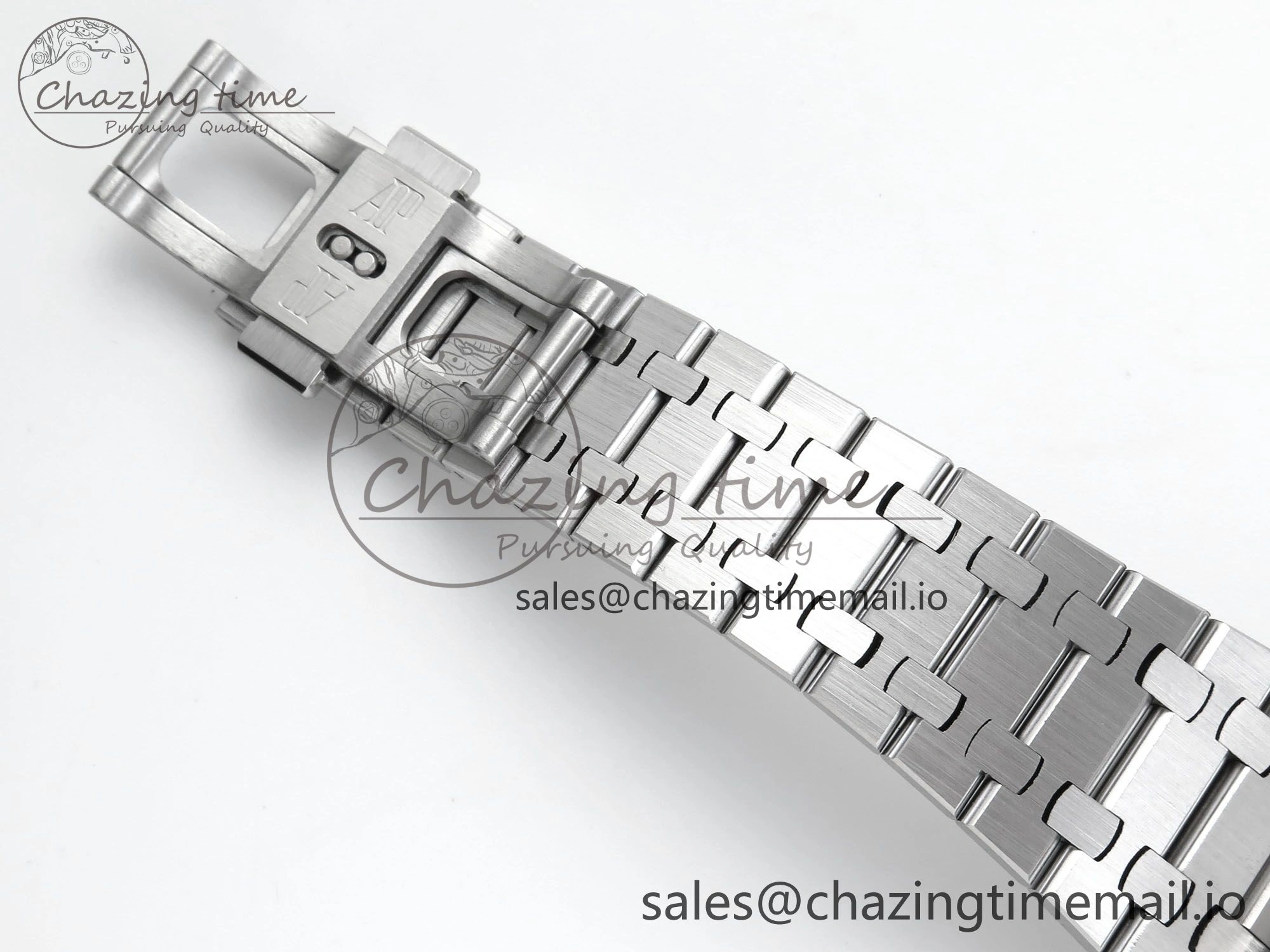 Functional Royal Oak 41mm Frosted 15407 SS THBF 1:1 Best Edition Skeleton Dial on SS Bracelet SA 4299