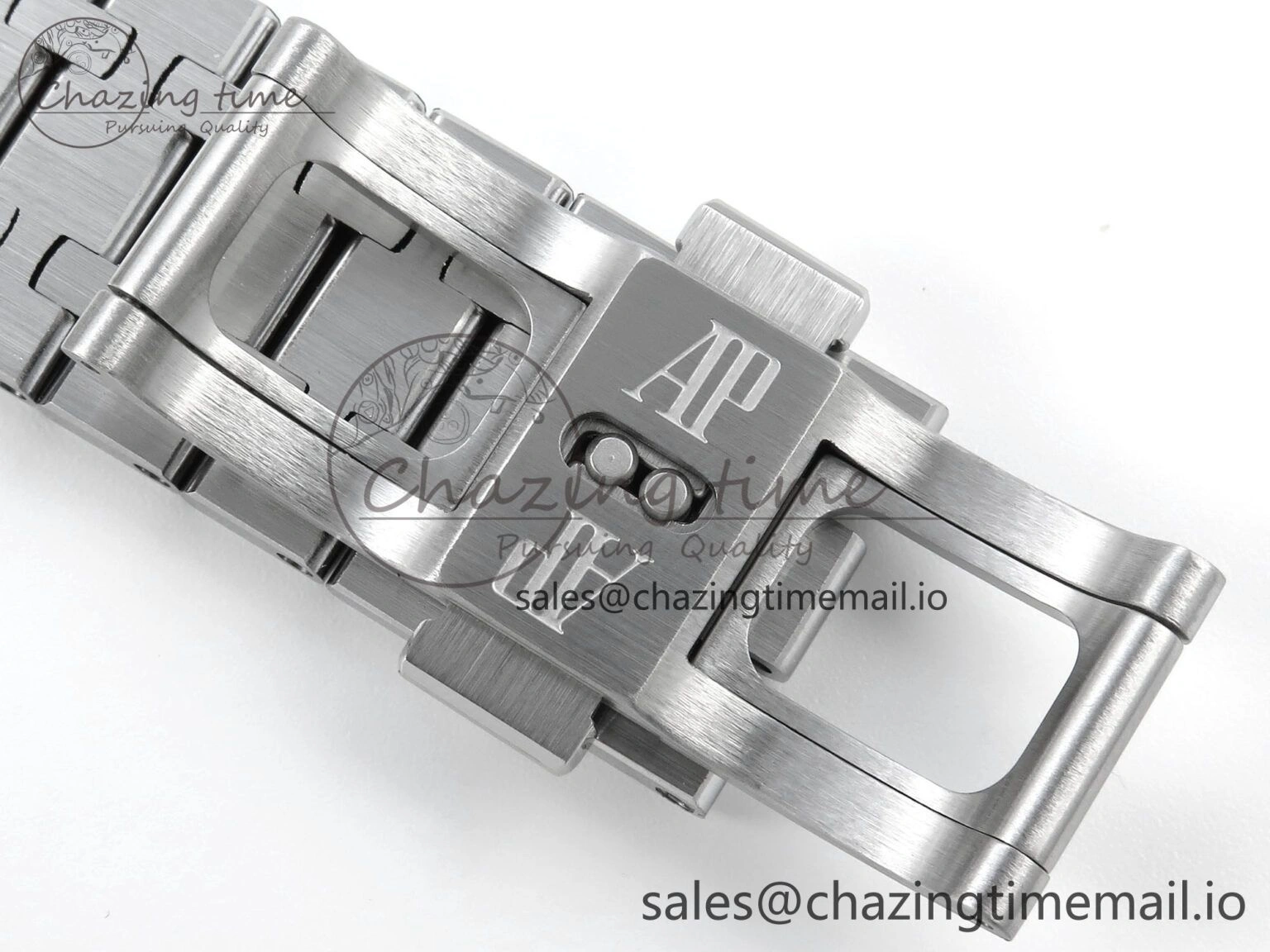 Functional Royal Oak 41mm Frosted 15407 SS THBF 1:1 Best Edition Skeleton Dial on SS Bracelet SA 4299