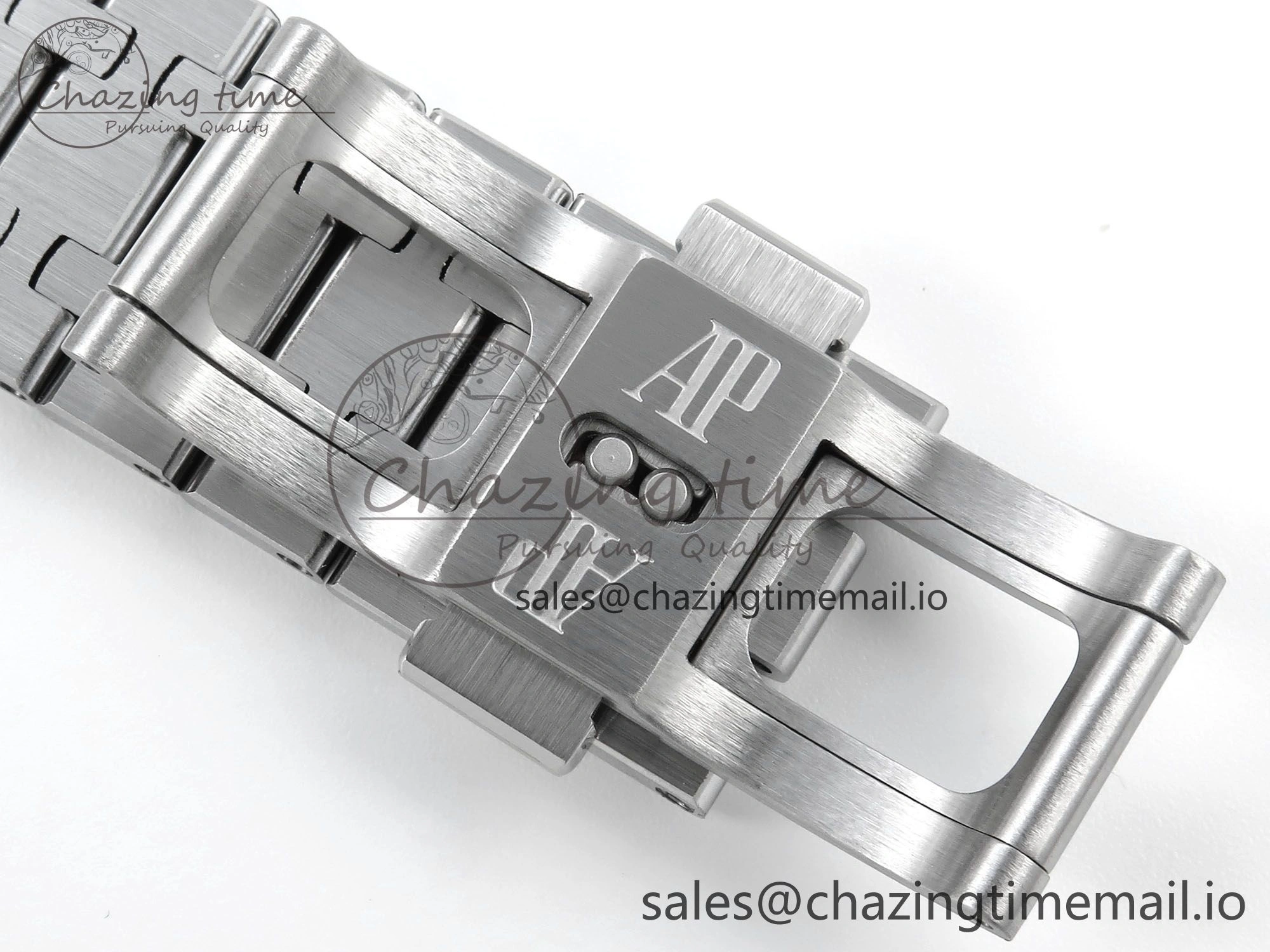 Functional Royal Oak 41mm Frosted 15407 SS THBF 1:1 Best Edition Skeleton Dial on SS Bracelet SA 4299