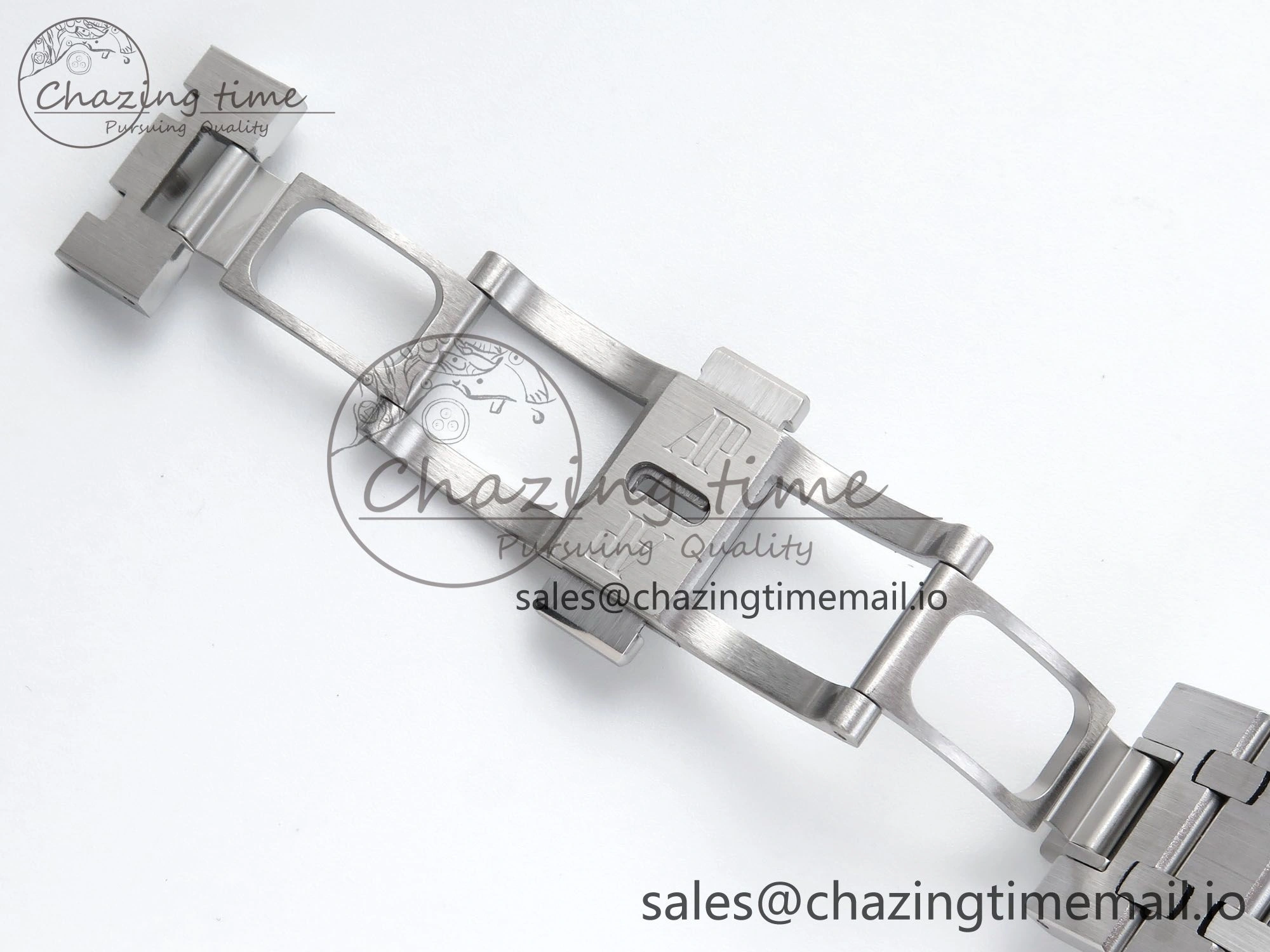 Functional Royal Oak 41mm Frosted 15407 SS THBF 1:1 Best Edition Skeleton Dial on SS Bracelet SA 4299