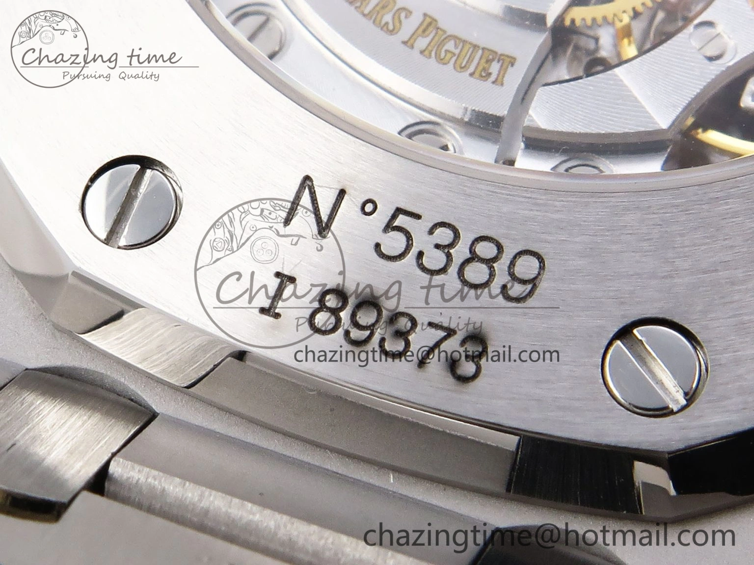 Colorful Royal Oak 41mm Frosted SS APSF 1:1 Best Edition Blue Textured Dial on SS Bracelet SA3120 Super Clone 4573