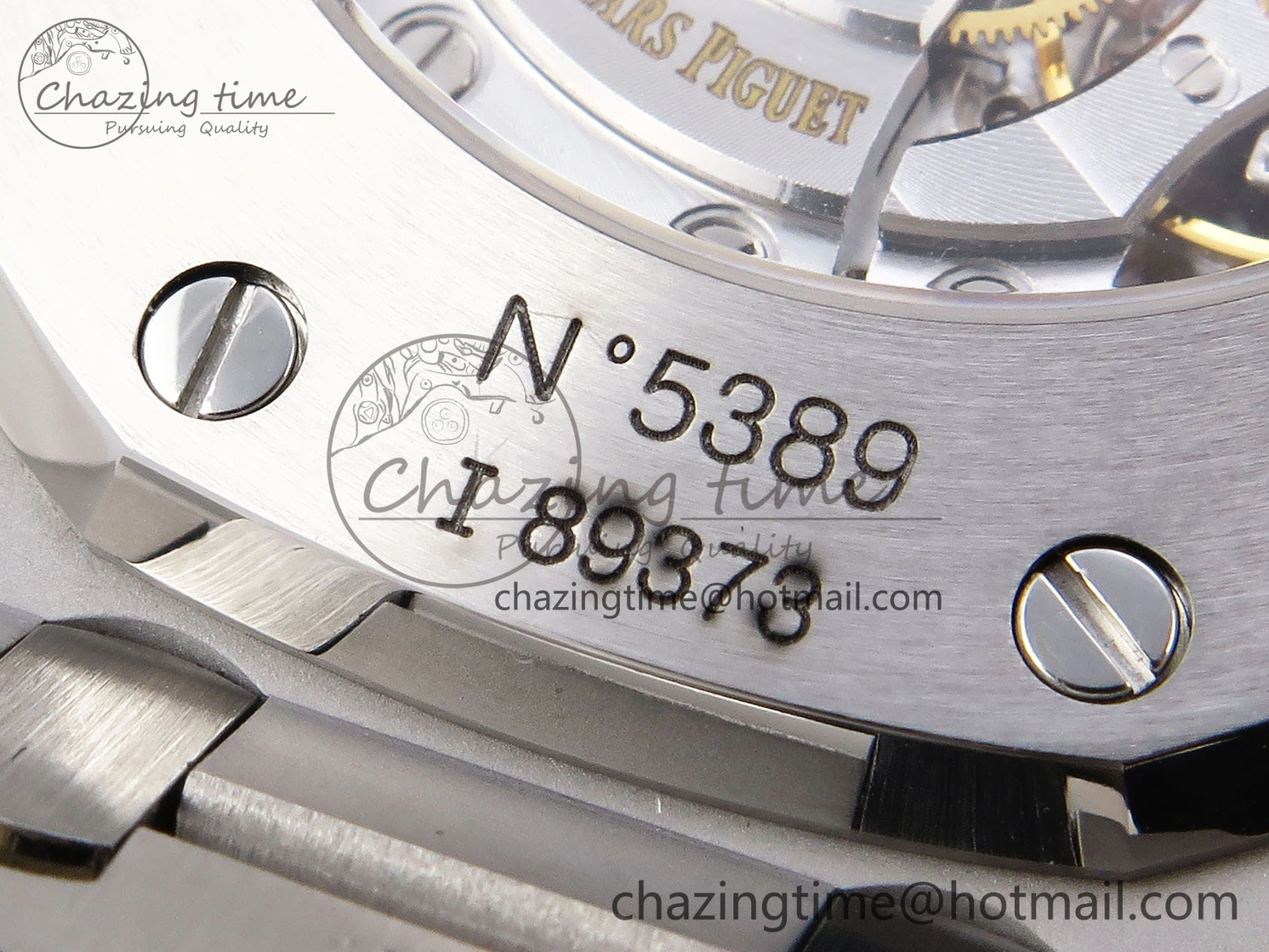 Colorful Royal Oak 41mm Frosted SS APSF 1:1 Best Edition Blue Textured Dial on SS Bracelet SA3120 Super Clone 4573