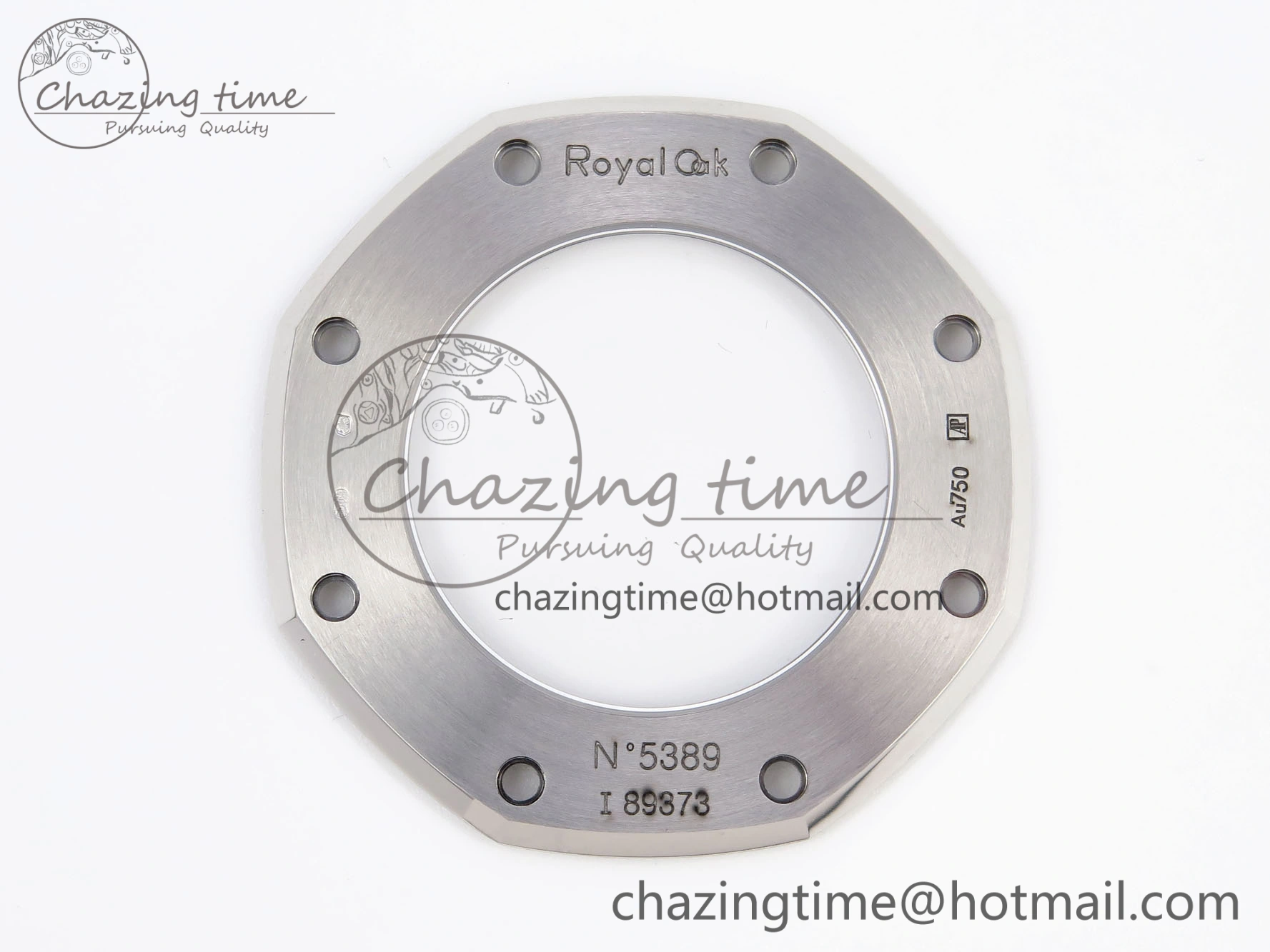 Colorful Royal Oak 41mm Frosted SS APSF 1:1 Best Edition Blue Textured Dial on SS Bracelet SA3120 Super Clone 4573