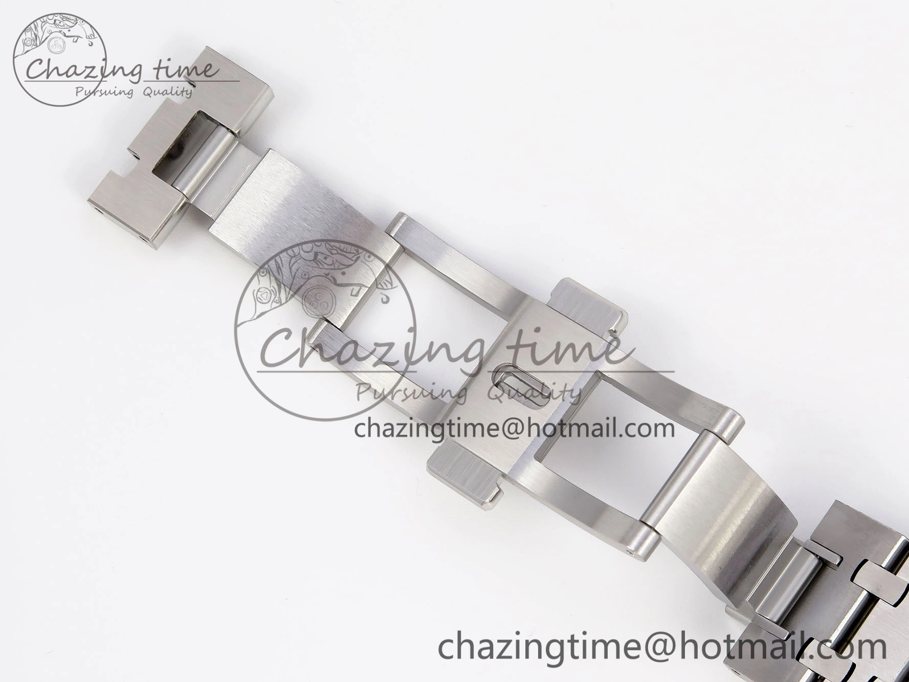 Colorful Royal Oak 41mm Frosted SS APSF 1:1 Best Edition Blue Textured Dial on SS Bracelet SA3120 Super Clone 4573