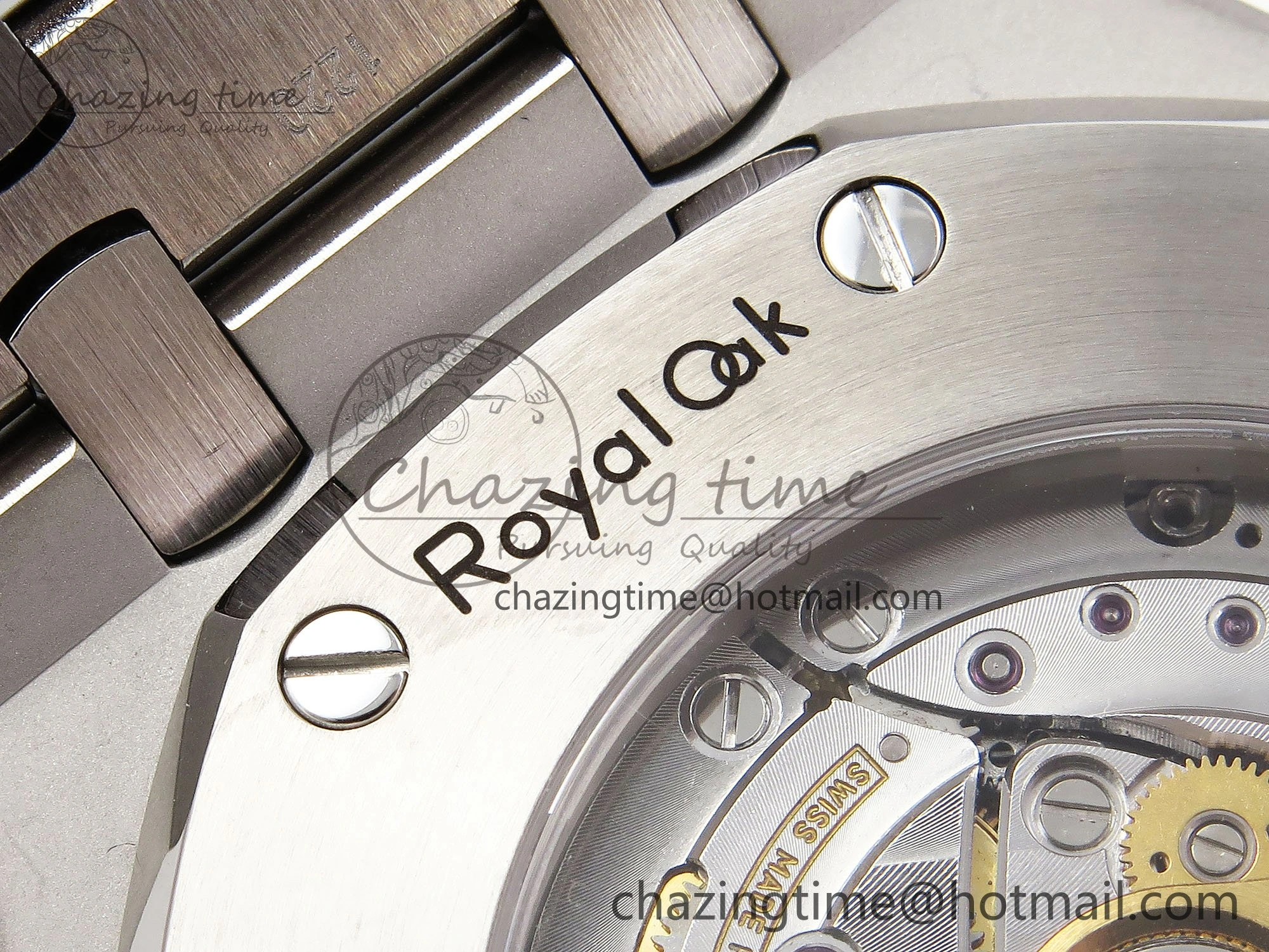 Flexible Royal Oak 41mm Frosted SS APSF 1:1 Best Edition Blue Textured Dial on SS Bracelet SA3120 Super Clone 4440