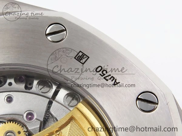 Flexible Royal Oak 41mm Frosted SS APSF 1:1 Best Edition Blue Textured Dial on SS Bracelet SA3120 Super Clone 4440
