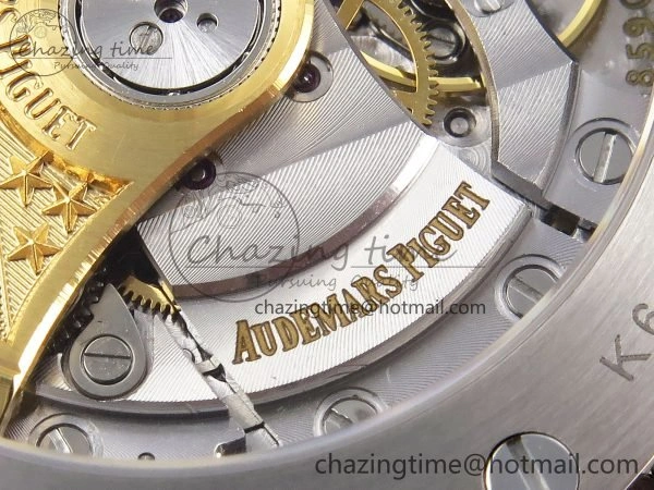 Flexible Royal Oak 41mm Frosted SS APSF 1:1 Best Edition Blue Textured Dial on SS Bracelet SA3120 Super Clone 4440