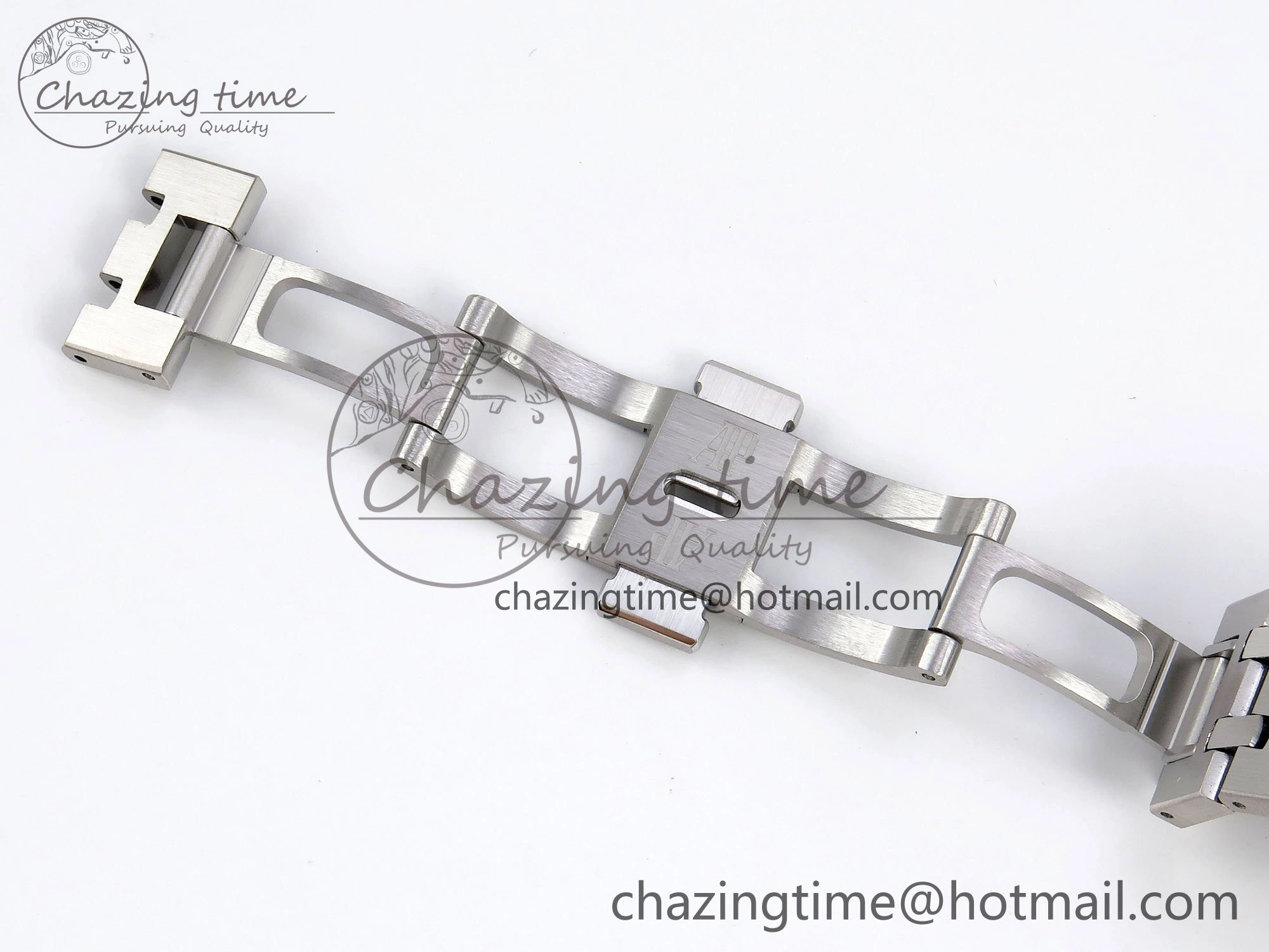 Flexible Royal Oak 41mm Frosted SS APSF 1:1 Best Edition Blue Textured Dial on SS Bracelet SA3120 Super Clone 4440