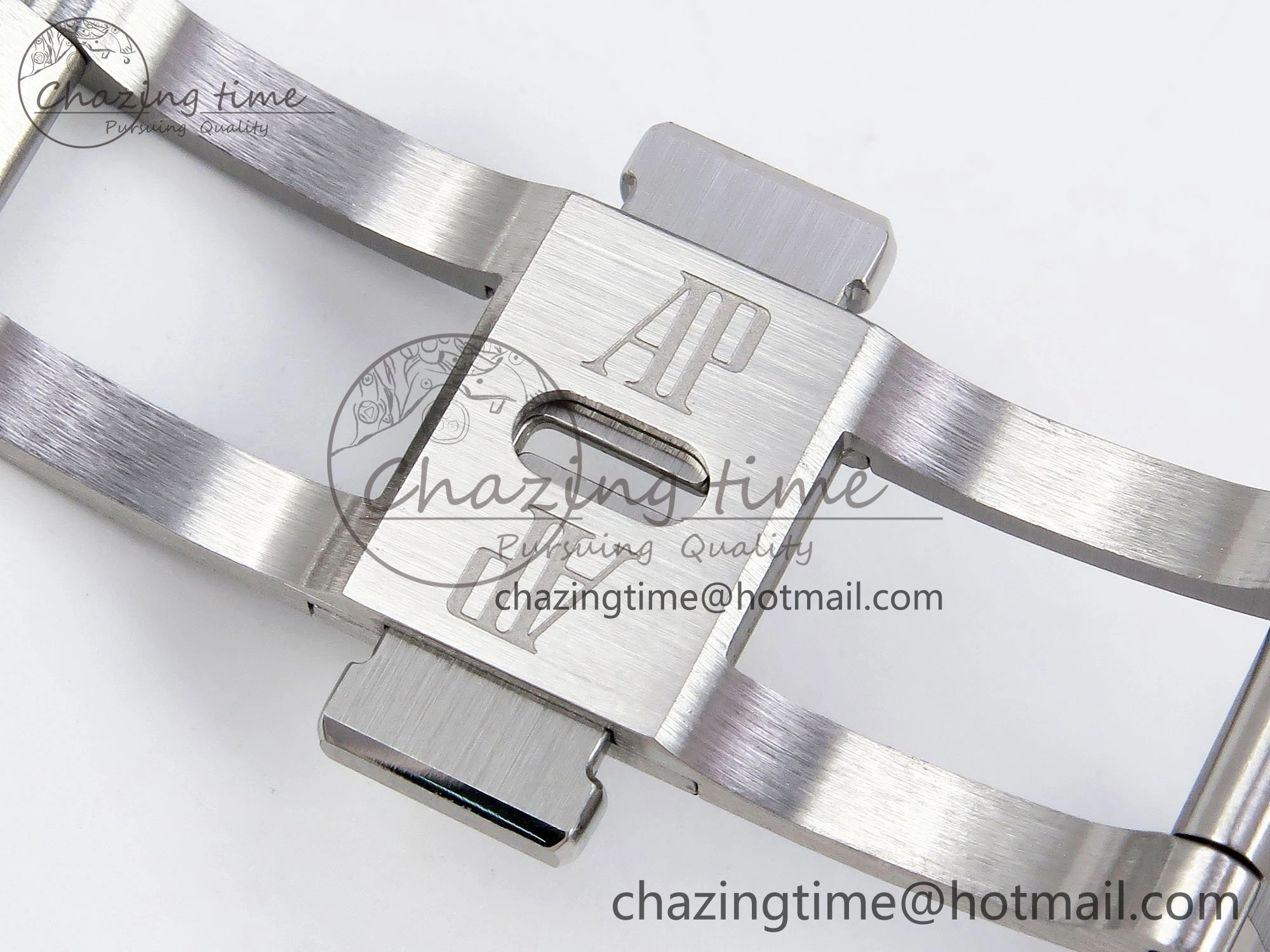 Flexible Royal Oak 41mm Frosted SS APSF 1:1 Best Edition Blue Textured Dial on SS Bracelet SA3120 Super Clone 4440