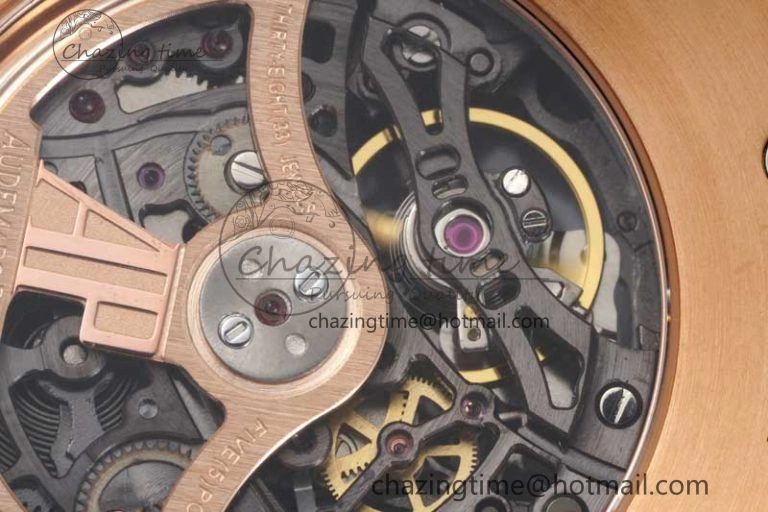 HighQuality Royal Oak 41mm Openworked 15407 RG APSF 1:1 Best Edition on RG Bracelet A 4772