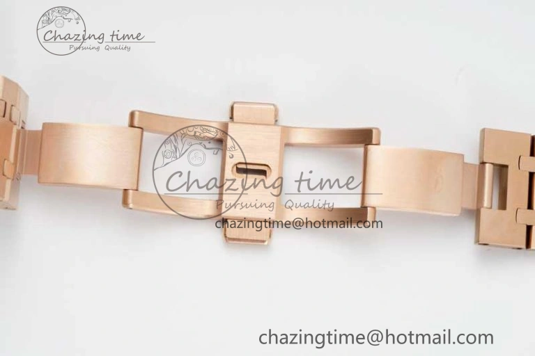 HighQuality Royal Oak 41mm Openworked 15407 RG APSF 1:1 Best Edition on RG Bracelet A 4772