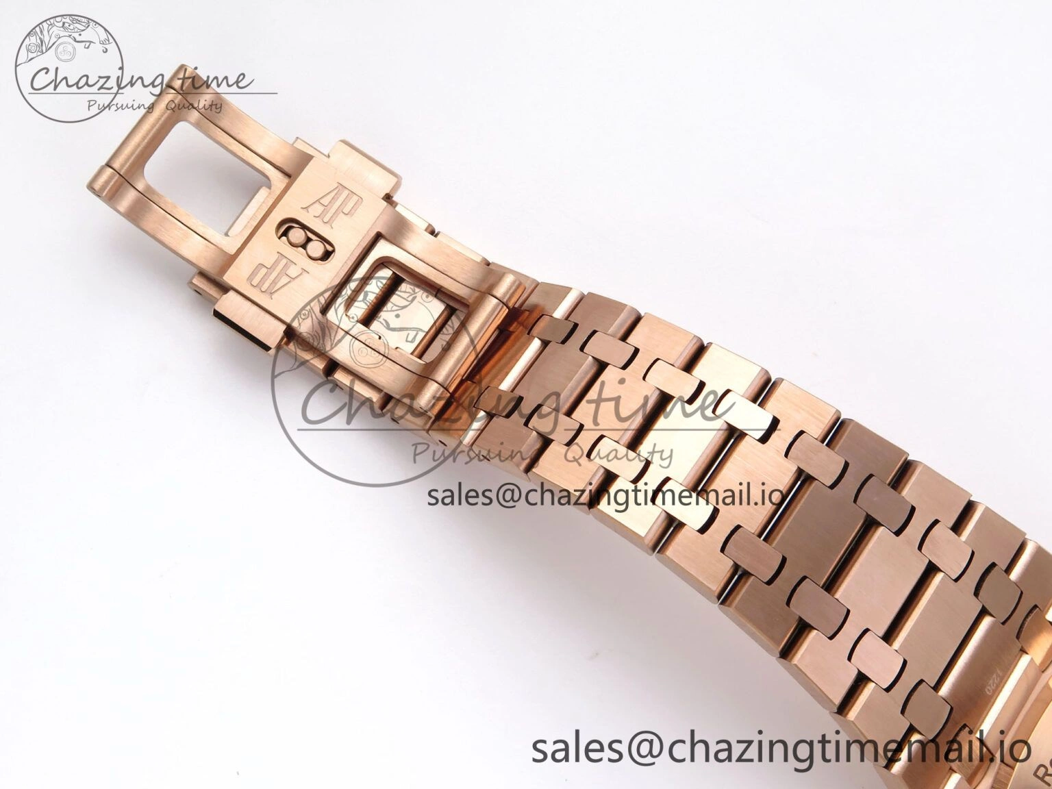 Tailored Royal Oak 41mm Openworked 15407 RG THBF 1:1 Best Edition on RG Bracelet SA3132 V 4377