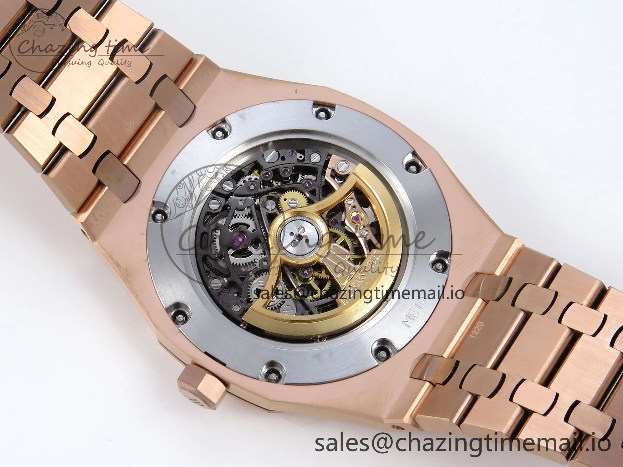 Tailored Royal Oak 41mm Openworked 15407 RG THBF 1:1 Best Edition on RG Bracelet SA3132 V 4377
